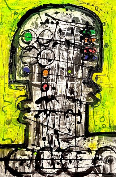 Print of Abstract Expressionism Portrait Paintings by Conrad Bo