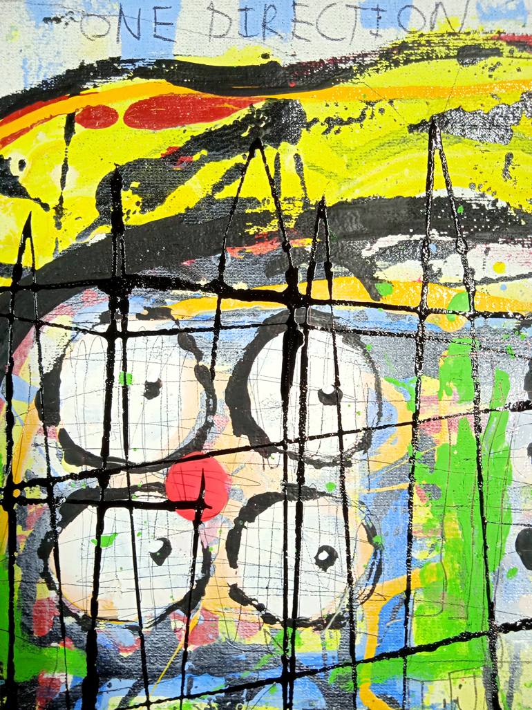 Original Abstract Expressionism Abstract Painting by Conrad Bo
