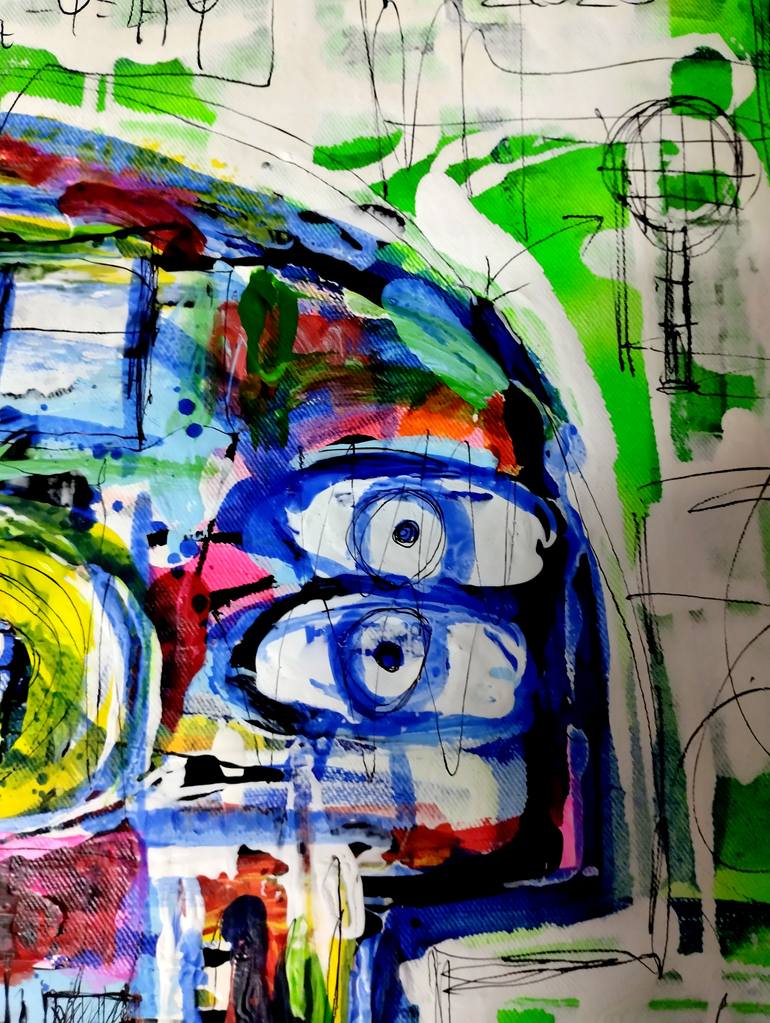 Original Abstract Expressionism Abstract Painting by Conrad Bo