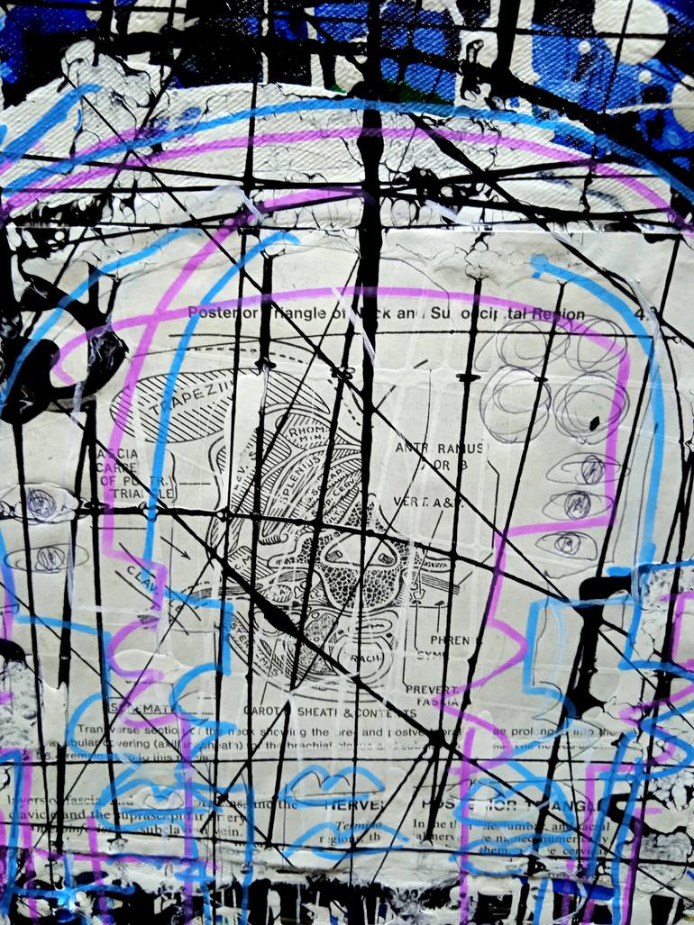 Original Abstract Expressionism Abstract Painting by Conrad Bo