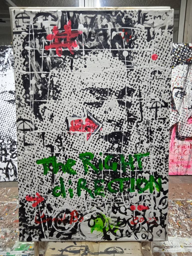 Original Conceptual Abstract Painting by Conrad Bo