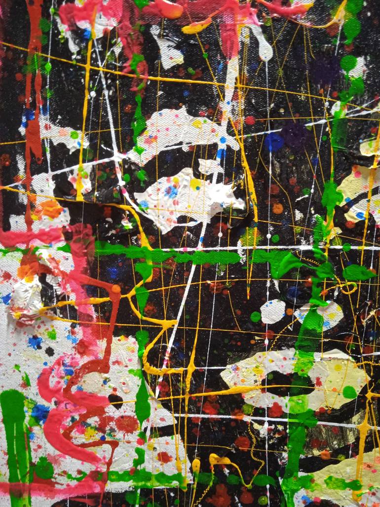 Original Abstract Expressionism Abstract Painting by Conrad Bo