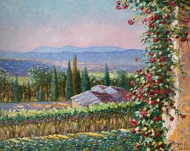 Print of Impressionism Landscape Paintings by Maryat Shurukhova