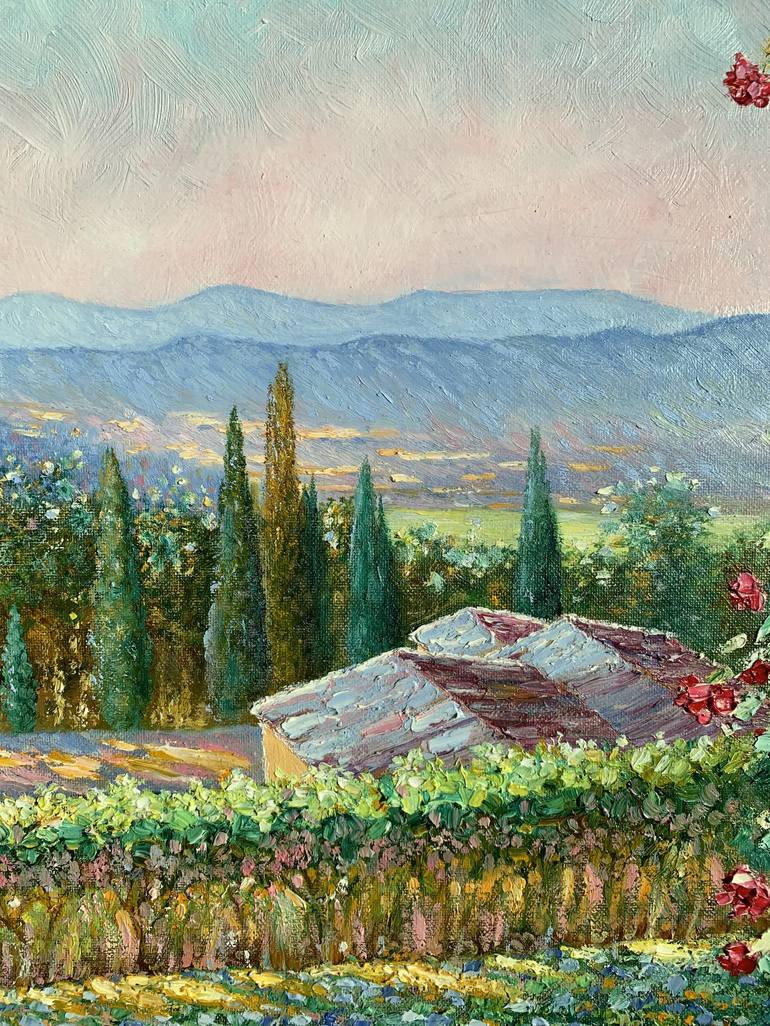 Original Impressionism Landscape Painting by Maryat Shurukhova
