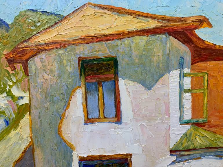 Original Impressionism Travel Painting by Maryat Shurukhova