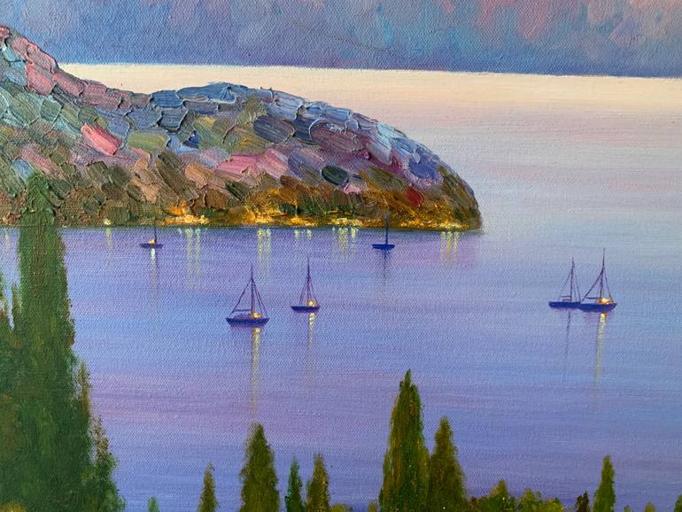 Original Realism Seascape Painting by Maryat Shurukhova