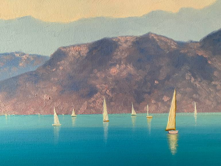 Original Impressionism Seascape Painting by Maryat Shurukhova