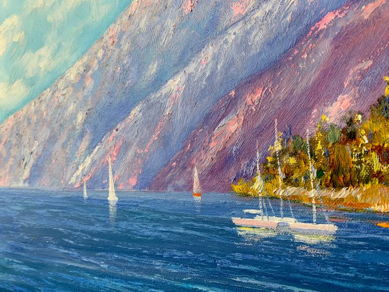 Original Impressionism Seascape Painting by Maryat Shurukhova