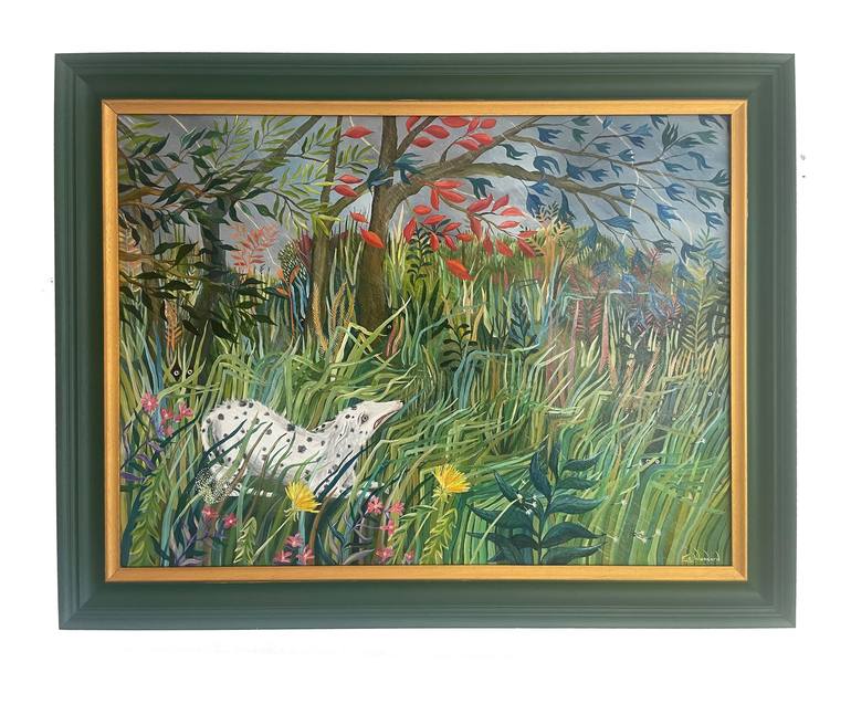 Original Impressionism Botanic Painting by EMILY WOODARD