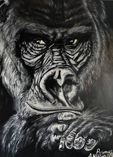 Original Portraiture Animal Paintings by Andrae Needham