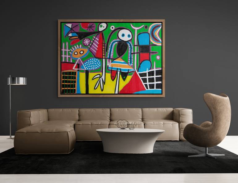 Original Abstract Painting by Enrique Pichardo