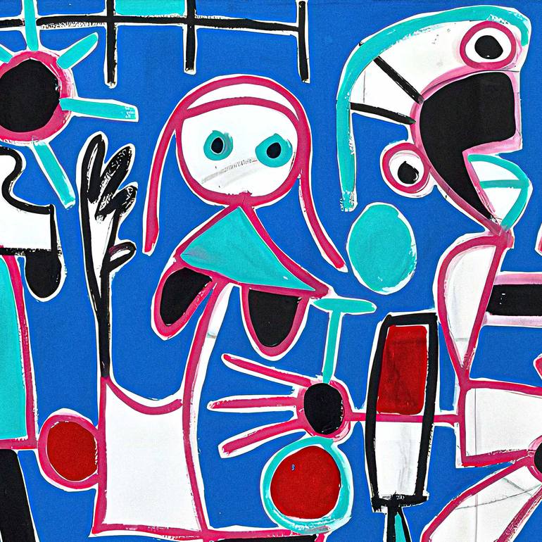 Original Abstract Expressionism Abstract Painting by Enrique Pichardo