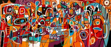 Original Abstract Expressionism Abstract Paintings by Enrique Pichardo