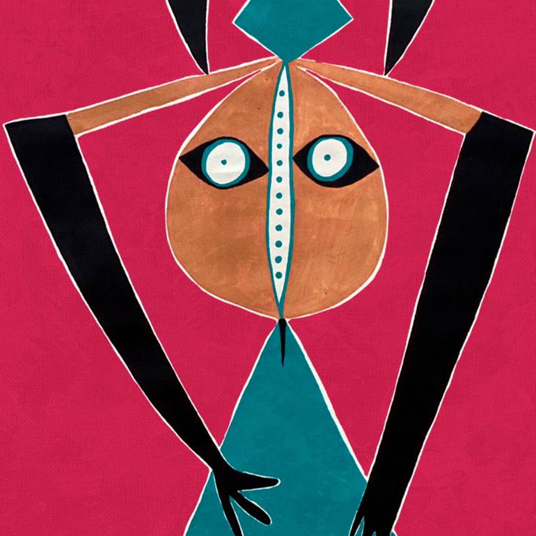 Original Conceptual Abstract Painting by Enrique Pichardo