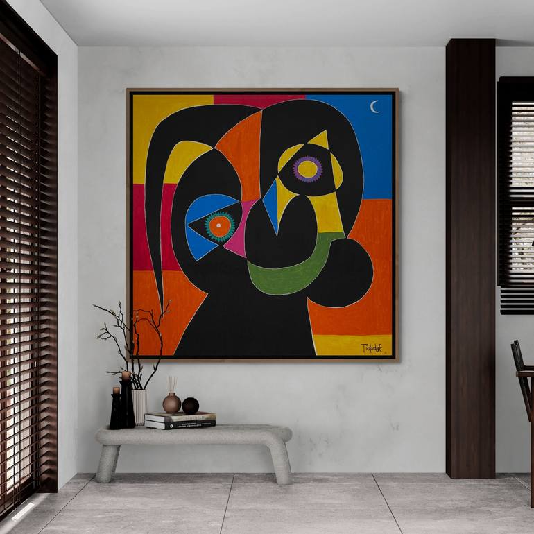 Original Abstract Painting by Enrique Pichardo