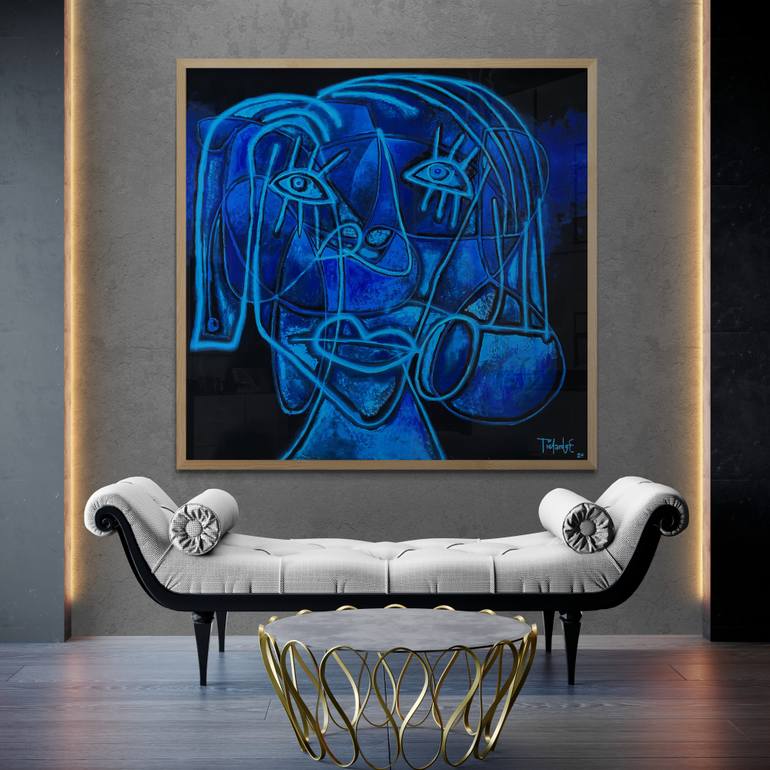 Original Abstract Painting by Enrique Pichardo