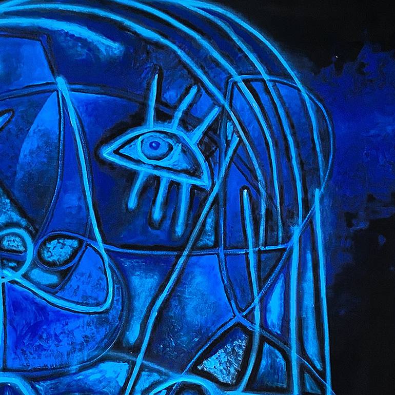 Original Abstract Painting by Enrique Pichardo