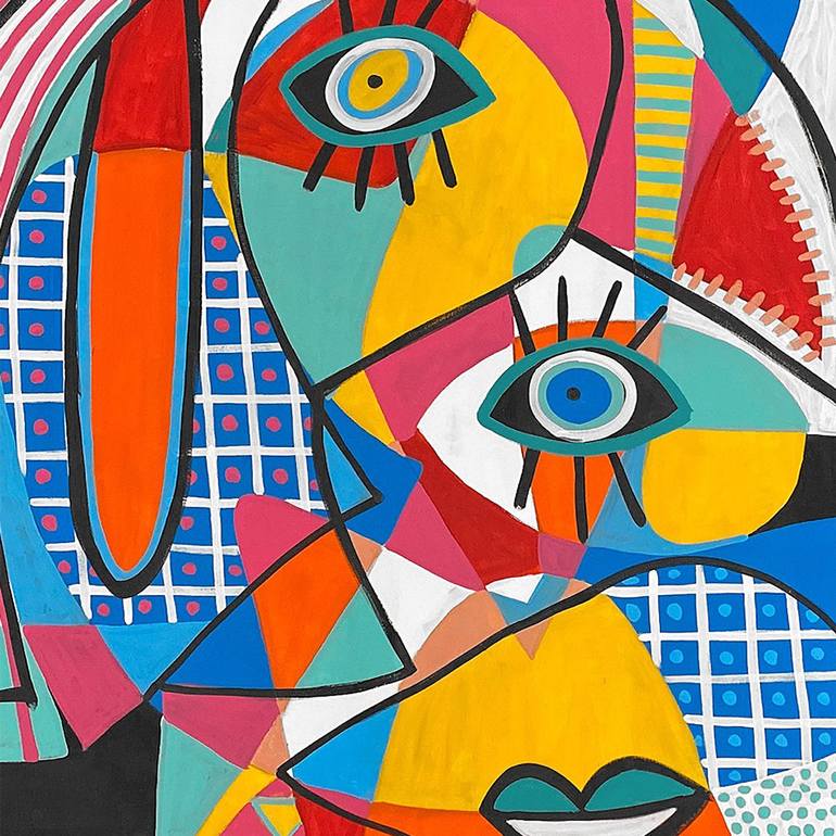 Original Abstract Painting by Enrique Pichardo