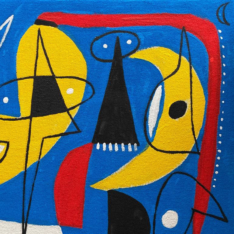 Original Cubism Abstract Painting by Enrique Pichardo