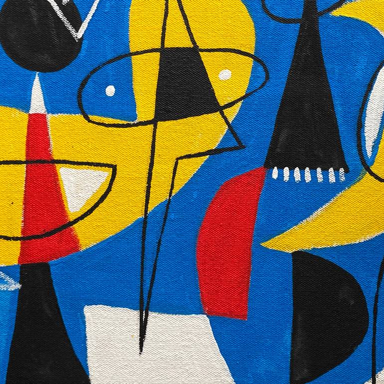 Original Cubism Abstract Painting by Enrique Pichardo