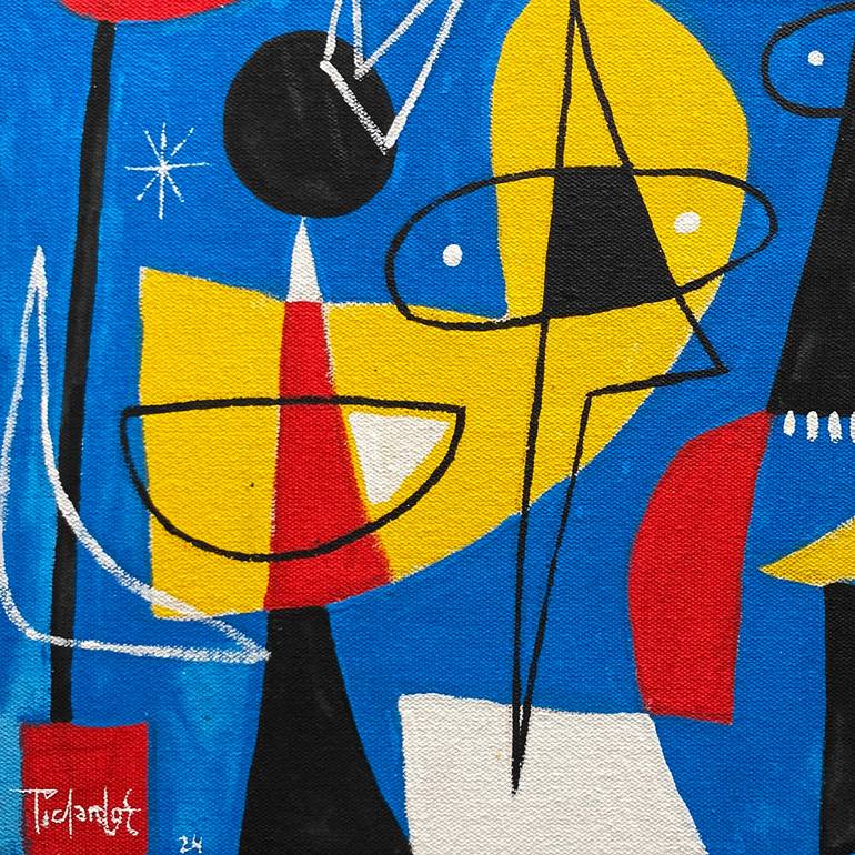 Original Cubism Abstract Painting by Enrique Pichardo