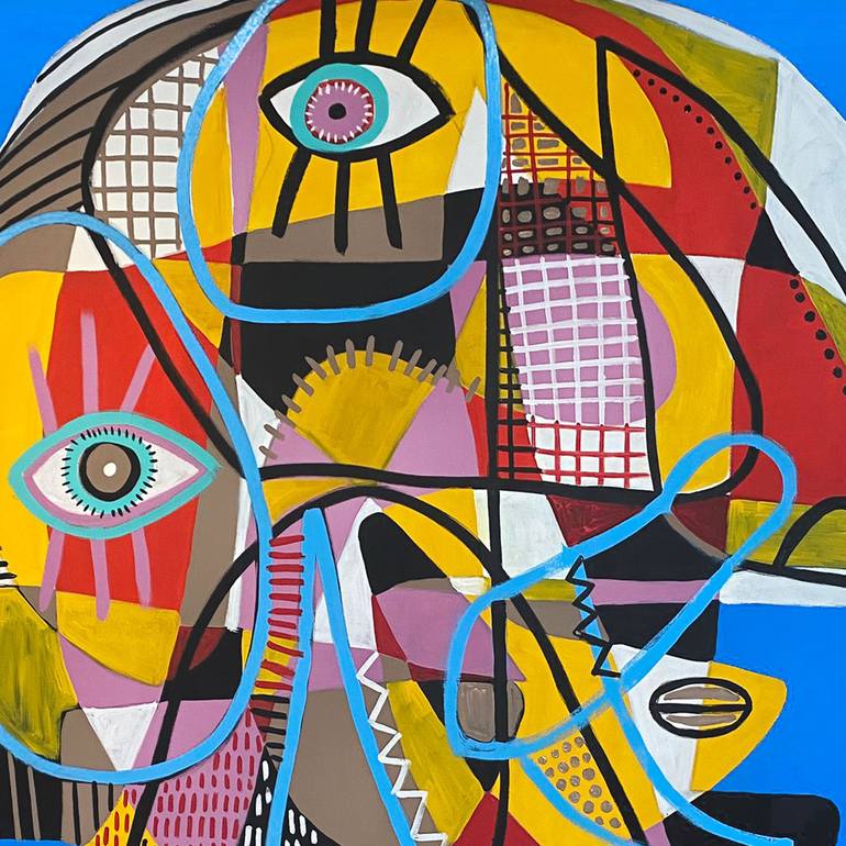 Original Abstract Expressionism Abstract Painting by Enrique Pichardo