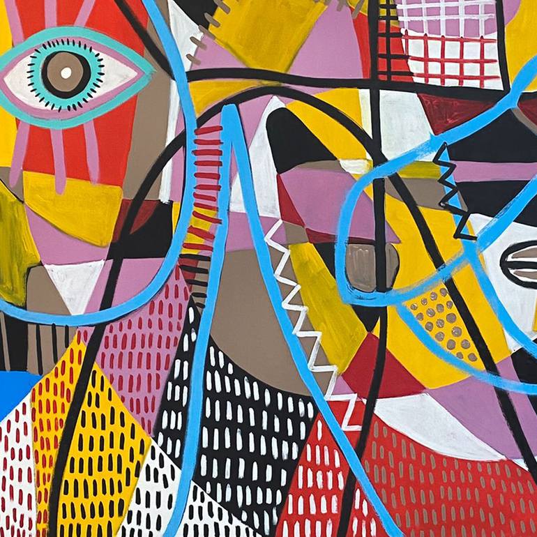 Original Abstract Expressionism Abstract Painting by Enrique Pichardo