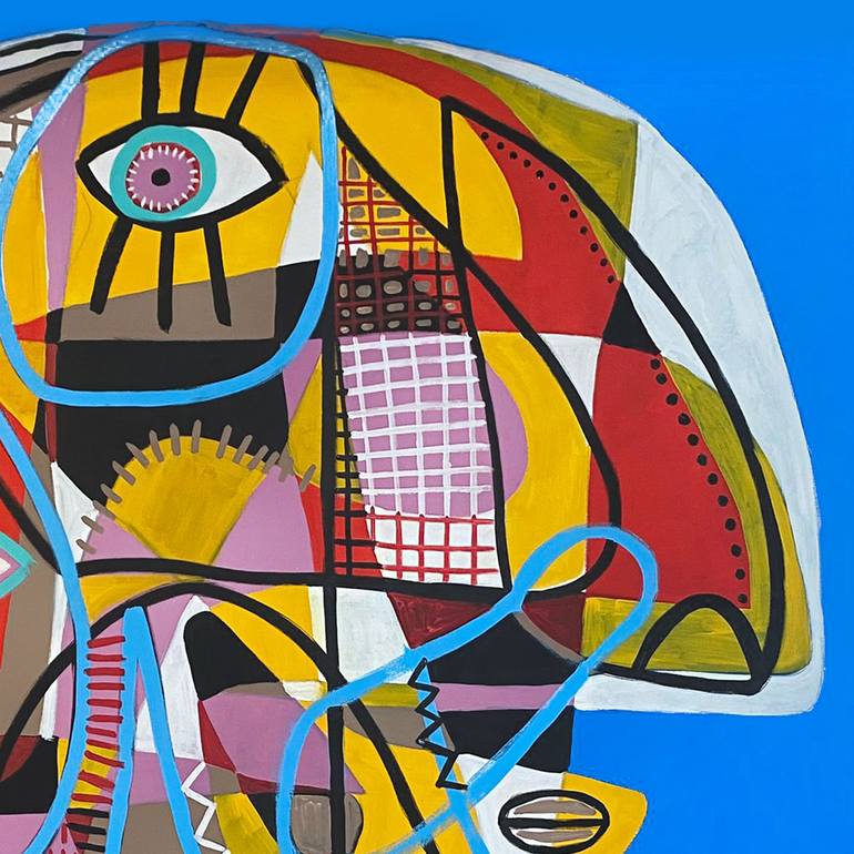 Original Abstract Expressionism Abstract Painting by Enrique Pichardo