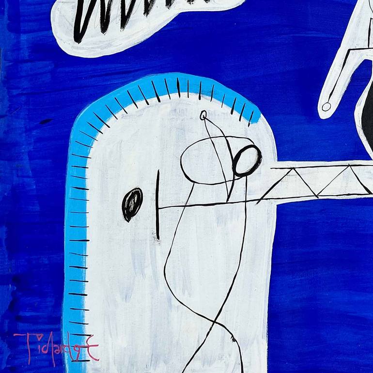Original Abstract Expressionism Abstract Painting by Enrique Pichardo