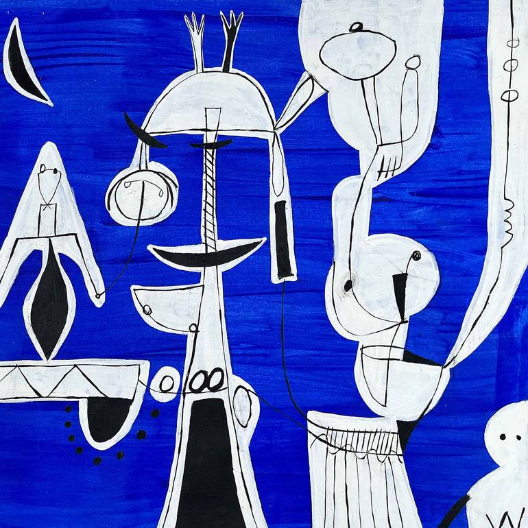 Original Abstract Expressionism Abstract Painting by Enrique Pichardo