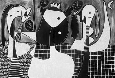 Original Abstract Expressionism Abstract Painting by Enrique Pichardo