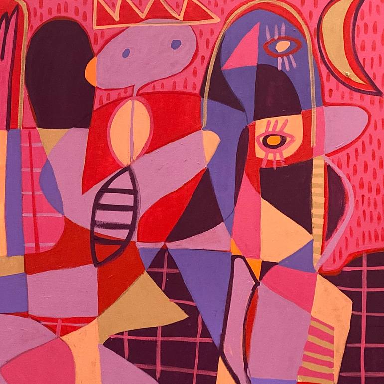 Original Abstract Expressionism Abstract Painting by Enrique Pichardo
