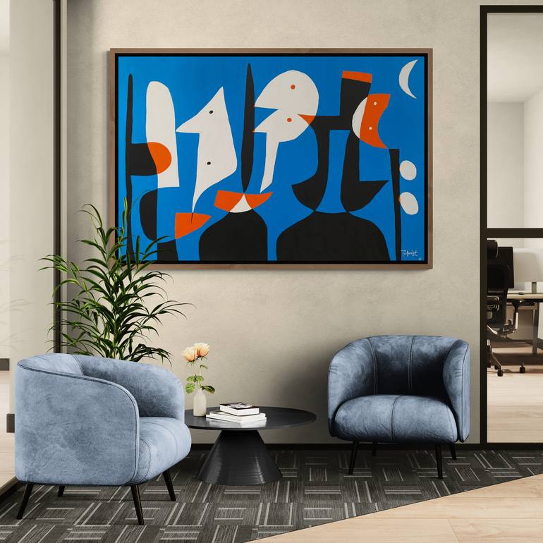 Original Abstract Expressionism Abstract Painting by Enrique Pichardo