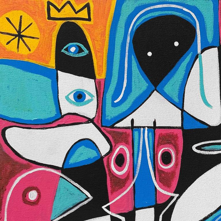 Original Abstract Expressionism Abstract Painting by Enrique Pichardo
