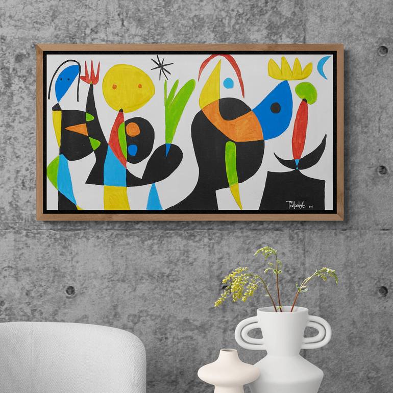 Original Abstract Expressionism Abstract Painting by Enrique Pichardo