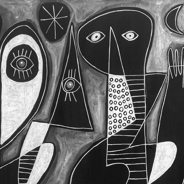 Original Abstract Expressionism Abstract Painting by Enrique Pichardo