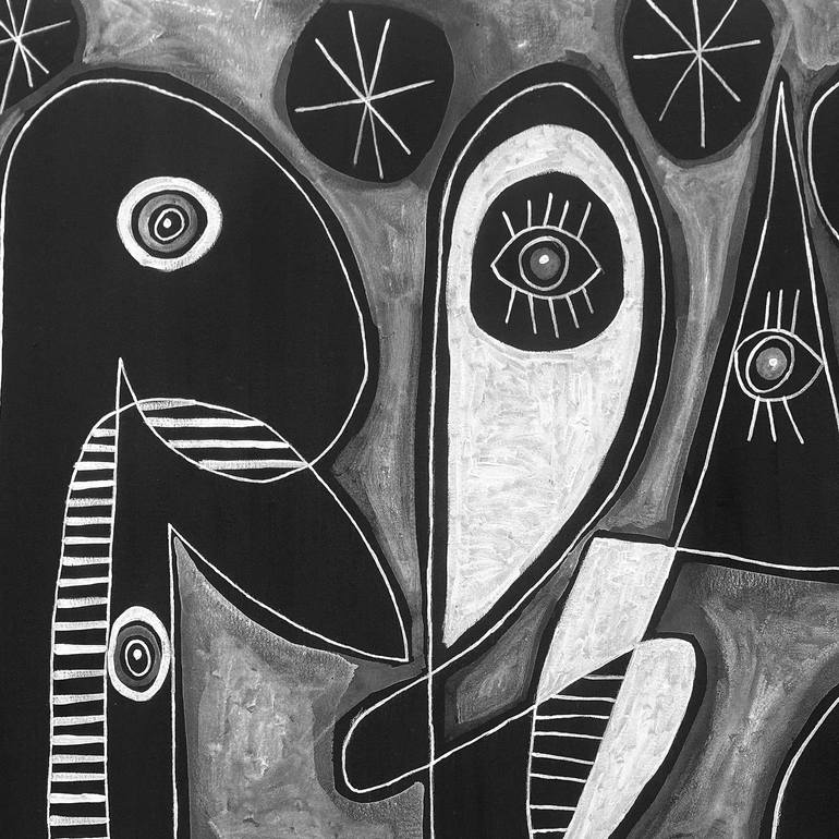 Original Abstract Expressionism Abstract Painting by Enrique Pichardo