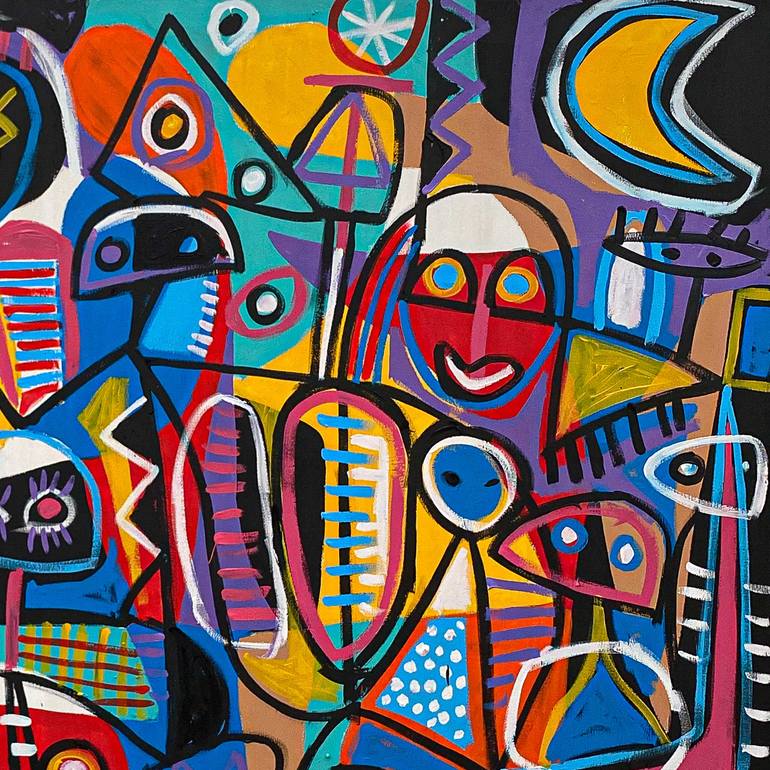 Original Expressionism Abstract Painting by Enrique Pichardo
