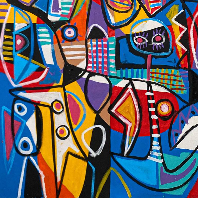 Original Expressionism Abstract Painting by Enrique Pichardo