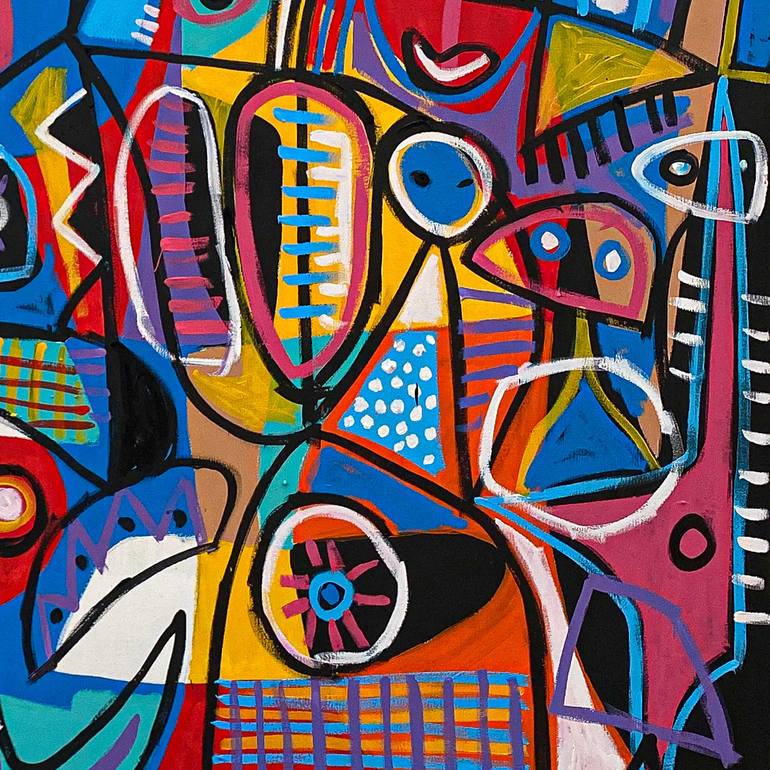 Original Expressionism Abstract Painting by Enrique Pichardo