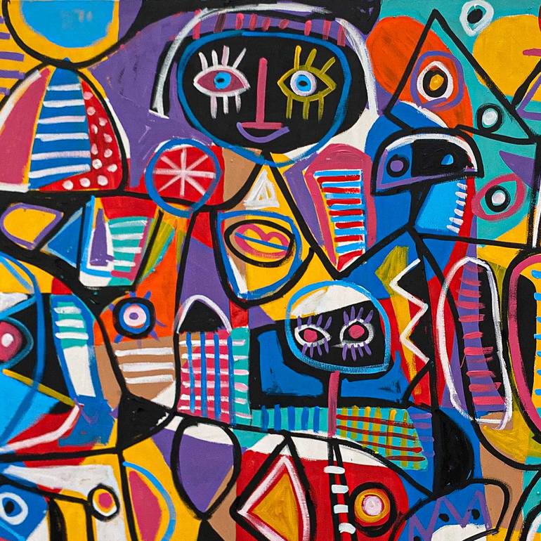Original Expressionism Abstract Painting by Enrique Pichardo