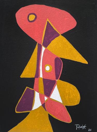 Original Abstract Expressionism Abstract Paintings by Enrique Pichardo