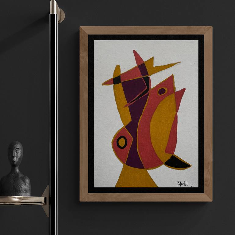 Original Abstract Expressionism Abstract Painting by Enrique Pichardo