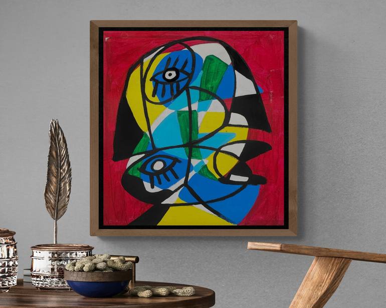 Original Abstract Expressionism Abstract Painting by Enrique Pichardo