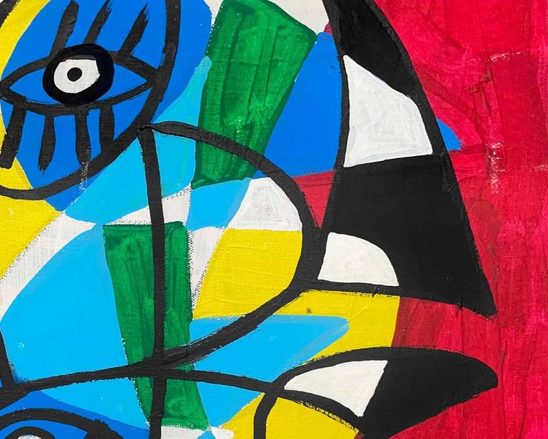 Original Abstract Expressionism Abstract Painting by Enrique Pichardo
