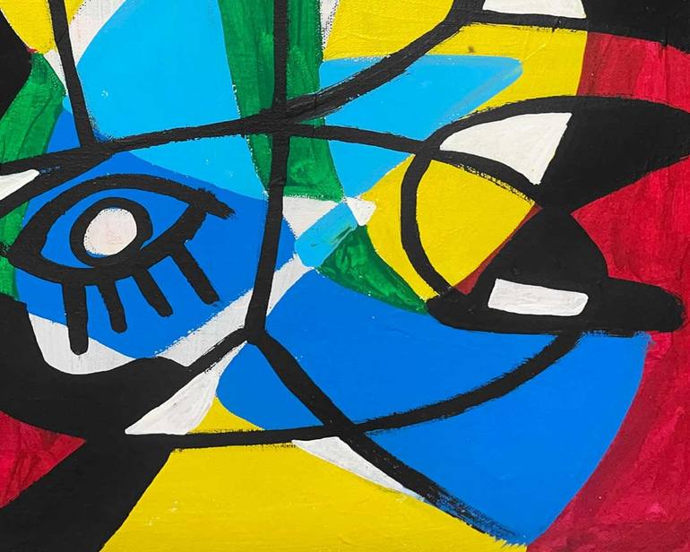 Original Abstract Expressionism Abstract Painting by Enrique Pichardo