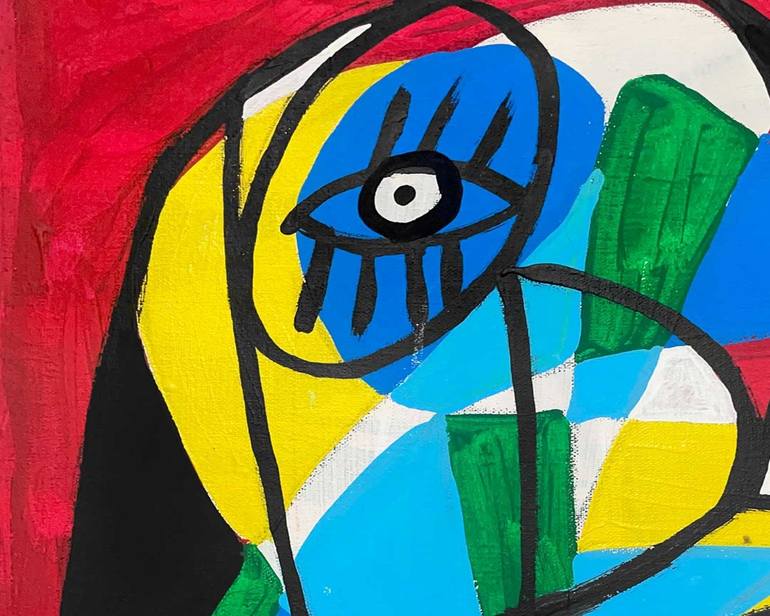 Original Abstract Expressionism Abstract Painting by Enrique Pichardo