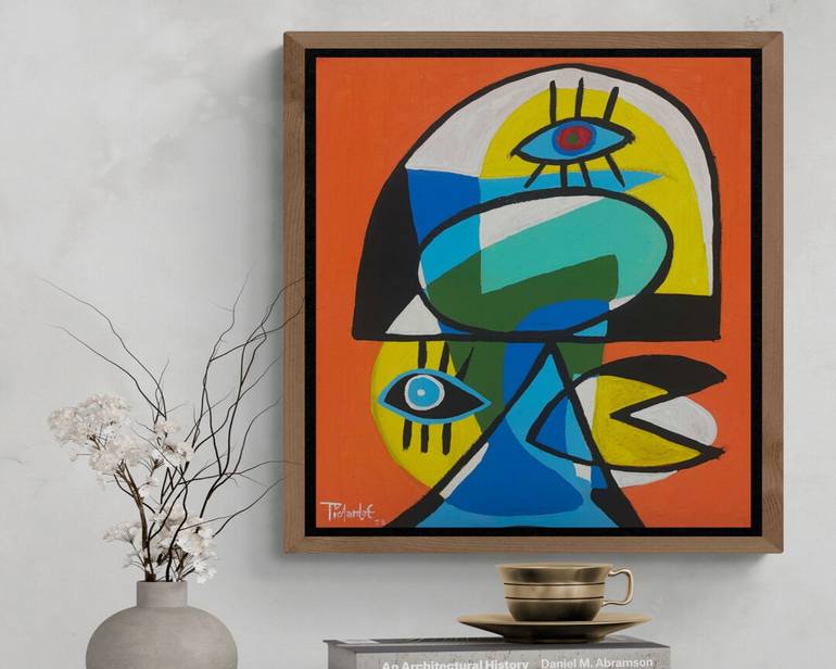 Original Abstract Expressionism Abstract Painting by Enrique Pichardo