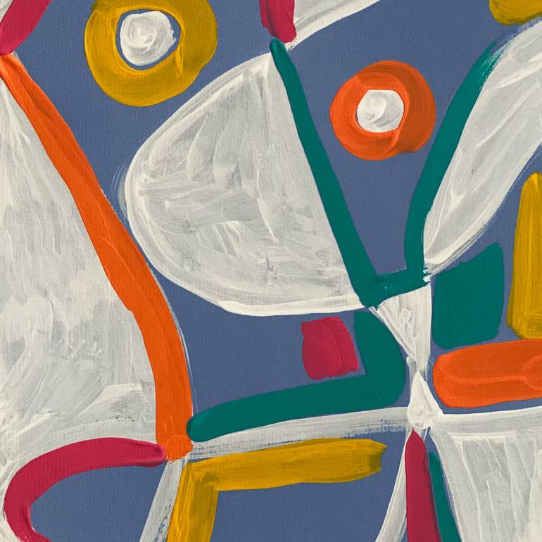 Original Conceptual Abstract Painting by Enrique Pichardo