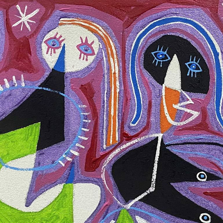 Original Abstract Expressionism Abstract Painting by Enrique Pichardo